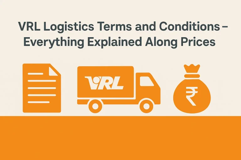VRL Logistics Terms and Conditions
