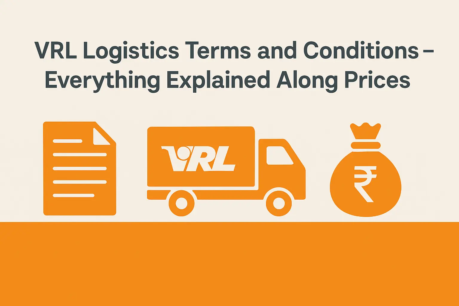 VRL Logistics Terms and Conditions