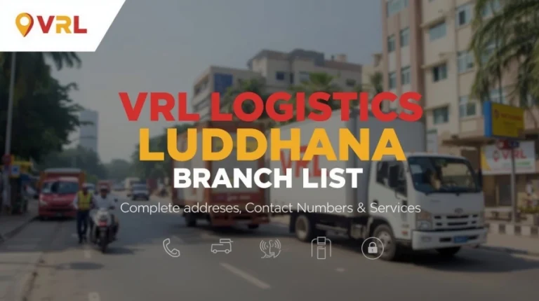 VRL Logistics Ludhiana Branch List
